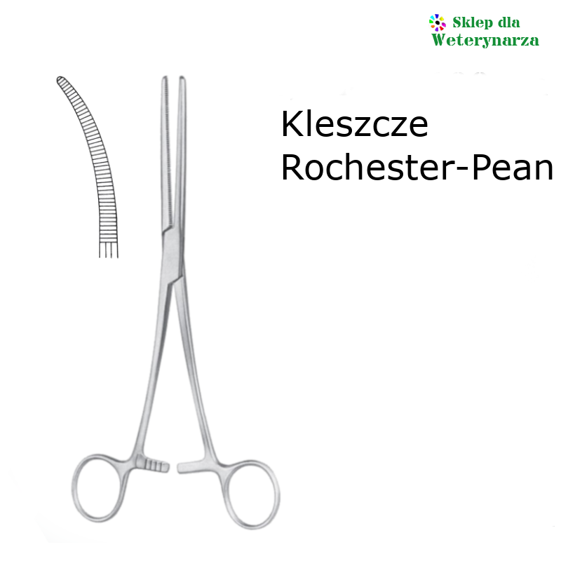 Kleszcze Rochester-Pean zag. 16cm AA 201/16