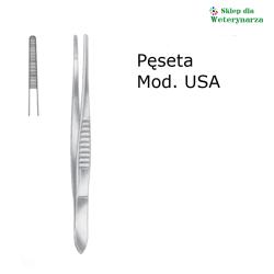 Pęseta Mod.USA 14,5cm AB 088/14