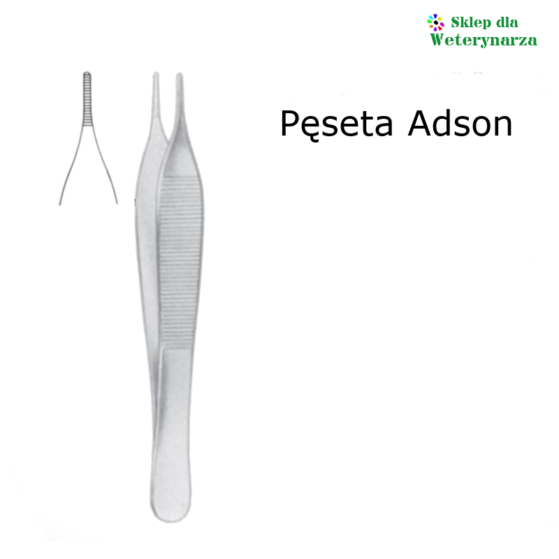 Pęseta Adson 12 cm AB 100/12