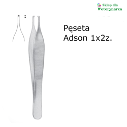 Pęseta Adson 1x2z. 12 cm AB 110/12