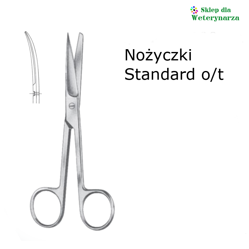 Nożyczki Standard zag o/t zag 13cm AC 021/13