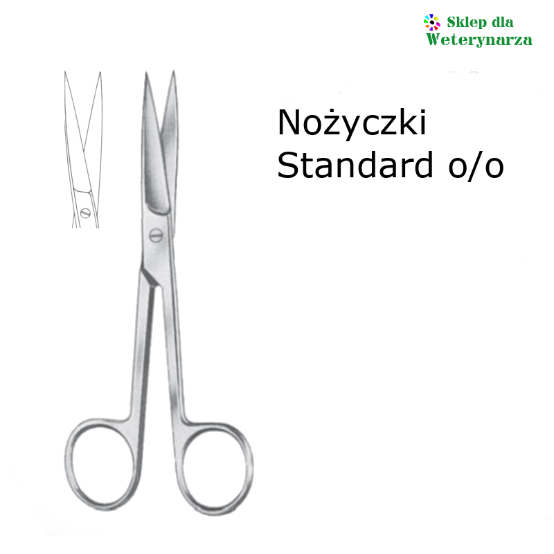 Nożyczki Standard o/o 13cm AC 030/13