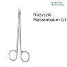 Nożyczki Metzenbaum proste t/t 14,5cm AC 100/14