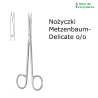Nozyczki Metzenbaum-Delicate o/o pr. 14,5cm AC 142/14
