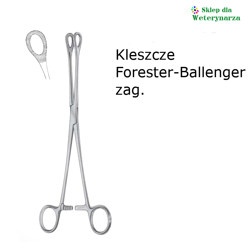 Kleszcze Forester-Ballenger 25cm zag. AF 201/25