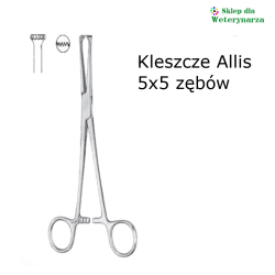 Kleszcze Allis 5x5z 19cm KD...