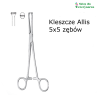 Kleszcze Allis 5x5z 19cm KD 055/19