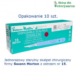 copy of Trzonek skalpela nr3, sterylny, jednorazowego użytku, opak 5szt